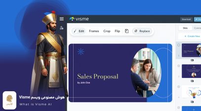 ساخت اینفوگرافیک‌ با هوش مصنوعی، طراحی پاورپوینت‌ با هوش مصنوعی با Visme Ai، معرفی هوش مصنوعی Visme