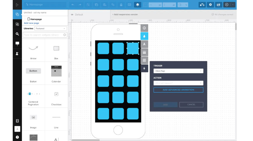 ابزار طراحی گرافیکی سایت UXPin